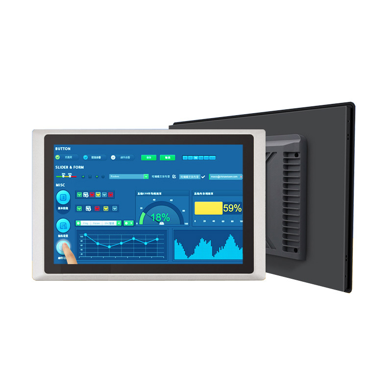 Quality Industrial Control Integrated Machines 12.1 Inch Embedded/Wall Mount All-In-One Computer IP68 Waterproof Optional 6th I3 I5 I7 Touch Panel Pc for sale