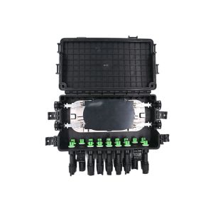 FTTB Waterproof Fiber Optic Terminal Box SC IP68 2 IN 2OUT 48Core 16Port