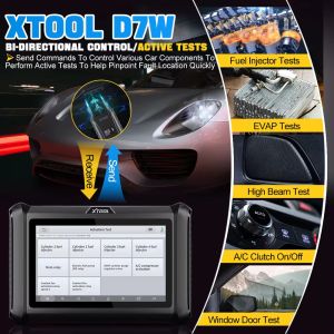 XTOOL D7W BT D7BT Bluetooth Automotive Scanner All System Car Diagnostic Tool