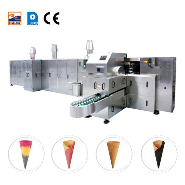 Fully Automatic Cone Production Equipment , With 63 260*240mm Baking Templates , With 63 260*240mm Baking Templates Cast