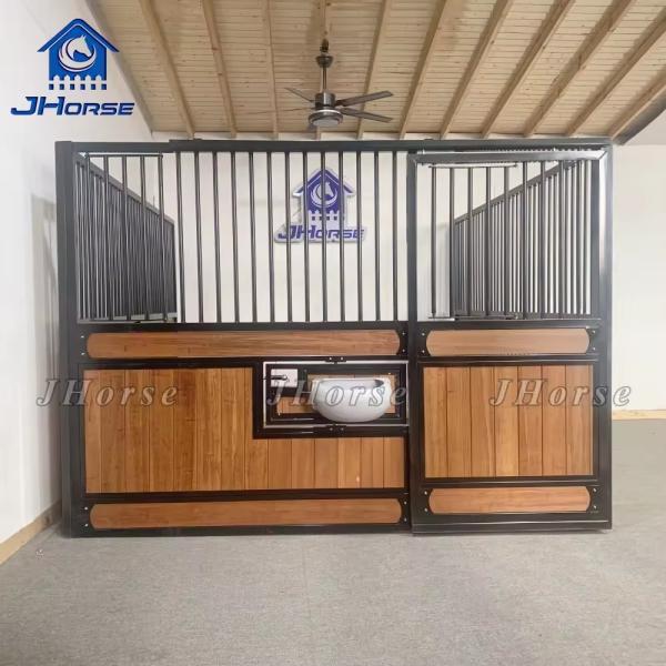 Buy 2.25M Durable Horse Stable Door / Horse Stall With Powder Coated Surface at wholesale prices