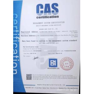 WENZHOU ANRY VALVE CO.,LTD. Certifications