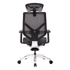 3D Swivel High Back Mesh Office Chair​ Ergonomic Polished Aluminum