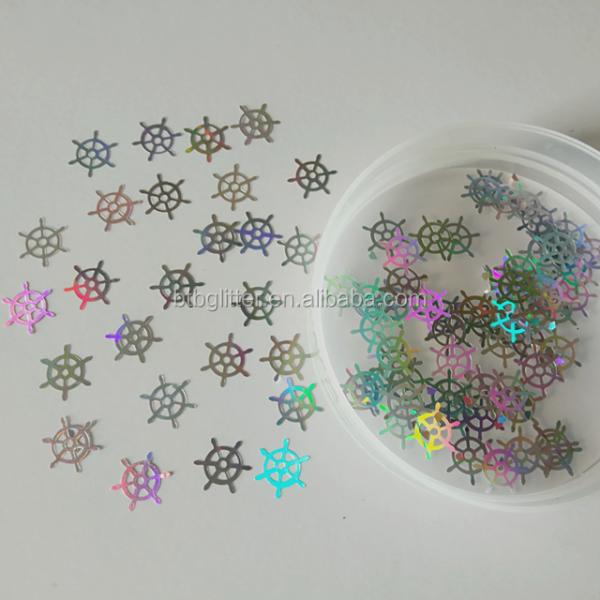 Polyester Glitter Leopard Shape 1kg Packing Eco-friendly and Colorful