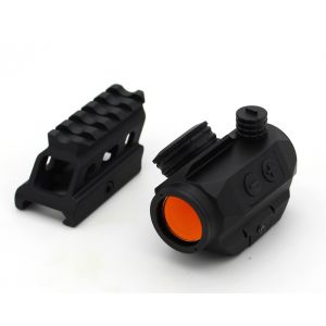 HD-27M2 Matte Black1x20mm Waterproof 3 MOA 5mw Red Dot Sight For Both Real Gun