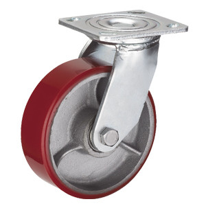 Buy Swivel PU cast iron Caster at wholesale prices