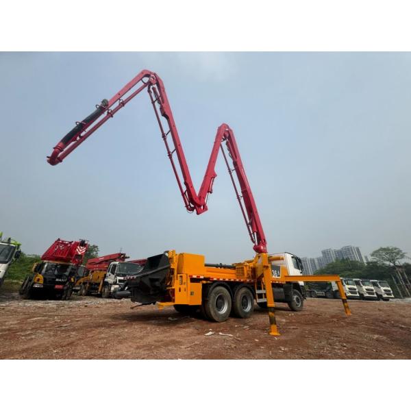 Pusmeister Small Concrete Pump Truck 36 Meters Refurbished Condition, The Company&prime;s Inventory Direct Sale