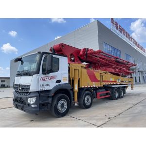 2020 Used Sany 62M Concrete Pump Truck Mercedes Benz Chassis