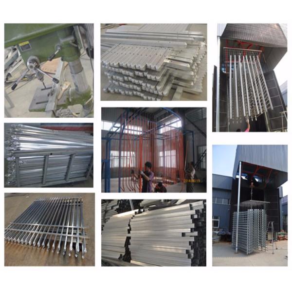 Australia Standard Powder Coated Commercial Garrison Security Oz Wide Fence