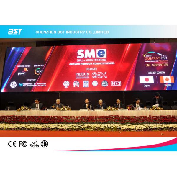 Buy P4 HD indoor Advertising LED Display with Rolling Message 768 x 768mm Cabinet at wholesale prices