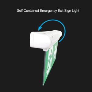 270V 4watt LED Emergency Exit Sign Charge Time 24 Hours