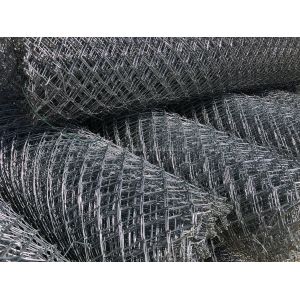 Steel Chain Link Fence For Outdoor Fence With Open Size 25*25mm 50*50mm 60*60mm