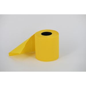 bright yellow toilet paper