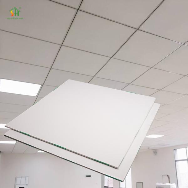 600x600mm 7mm Moisture-Proof PVC Gypsum Ceiling Board and Gypsum Ceiling Tiles