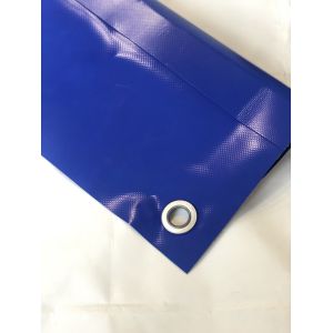 1.5m Width PVC Coated Tarpaulin With Eyelets
