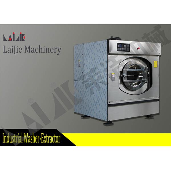 Stainless Steel Front Loader Washing Machine Laundry Equipment For Hospitals