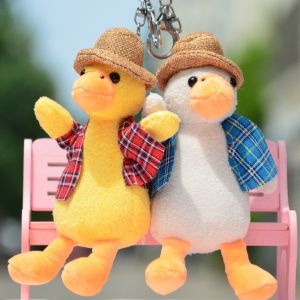PP Cotton Stuffed Duckling Keychain Plush Toys