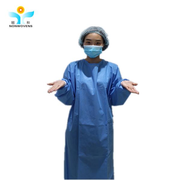 Isolation Disposable Protective Clothing Medical Gown Blue S-XXXXL