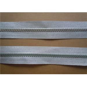 Garment White Large Plastic Sewing Invisible Zipper With Lining