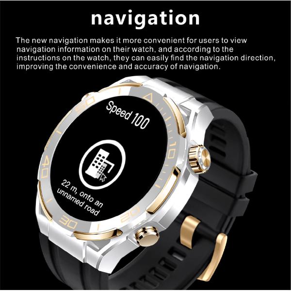 S30 MAX 1.62Inch BT Call Outdoor Smart Watch Amoled Display Compass NFC For Men