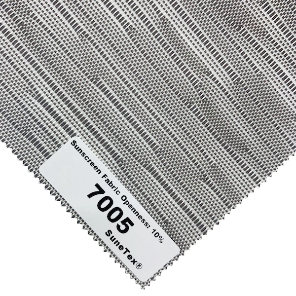10% Openness Anti UV Waterproof Polyester PVC Sunscreen Roller Blind Fabric