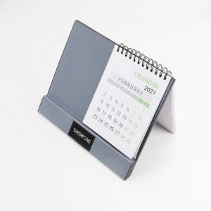 PU Leather Custom Wireless Charging Calendar Multiscene Rechargeable for Desk