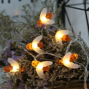 Honeybee Fairy String Lights LED Honeybee Battery Power Led String Lights for