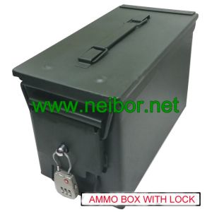 Strong and Durable military use water proof .30CAL .50CAL ammo box bullets