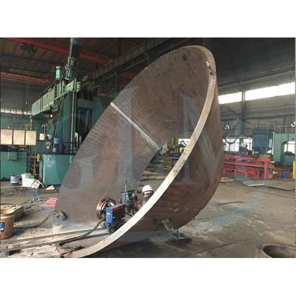 7000mm Diameter Steel Large Plate Cone, Conical Tank Head