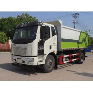 China FAW J6L 4x2 Compression Docking Compactor Garbage Truck