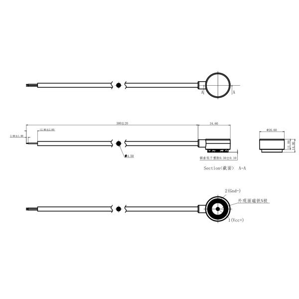 High Current 10A Male Female Magnetic 2P Pogo Charger Cable Connector With TPC Plug