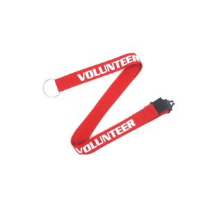 Custom Size Custom Printed Lanyards , Polyester Custom Logo Lanyards