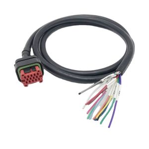 Custom Auto ISO Connector Male Female Harness for European Market Canbus Wire