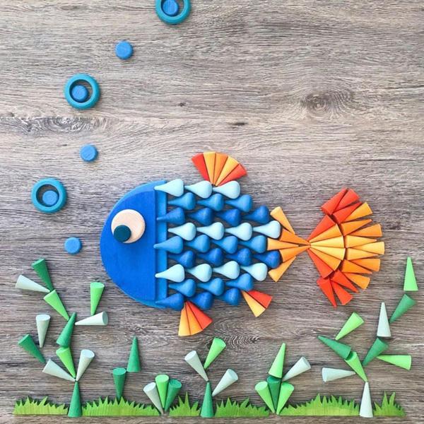 Wooden Rainbow Loose Parts Educational Play Set Colorful Waldorf Toy Montessori Stacking Blocks for Kids Toddler Preschool Baby Wooden Rainbow Loose Parts Educational Play Set Colorful Waldorf Toy Montessori Stacking Blocks for Kids Toddler Preschool Baby