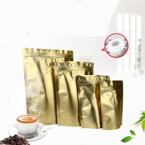 VMPET Stand Up Valve Coffee Packaging Pouch