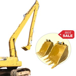 25m 28m Excavator Arm Extender Long Reach Boom And Arm Customization For Komatsu