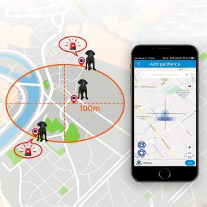 Ip67 Waterproof Pet GPS Tracker , 35g Dog Collar Tracking Device