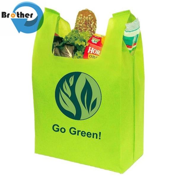 Wholesale Customizable Eco-Friendly Non-Woven Bag Packing Bag PP Woven Fabric Bag Shopping Bag Tote Bag U-Cut Bag