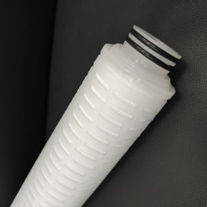 0.1 - 20um OD 68.5mm PP Pleated Filter Cartridge For RO Water Treatment
