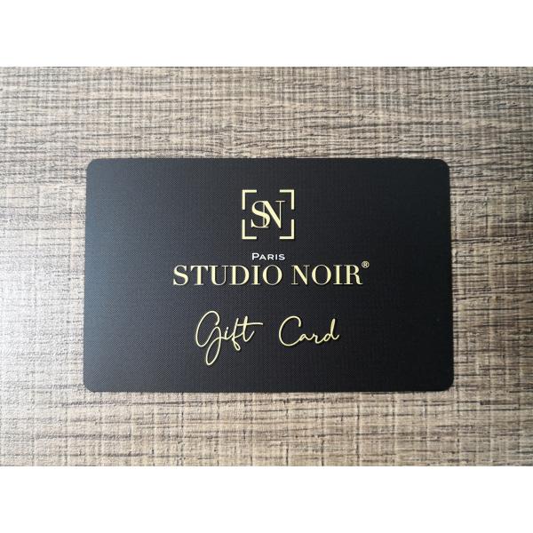 Buy Custom Matte Black Metal Business Cards Brass Laser Engrave at wholesale prices