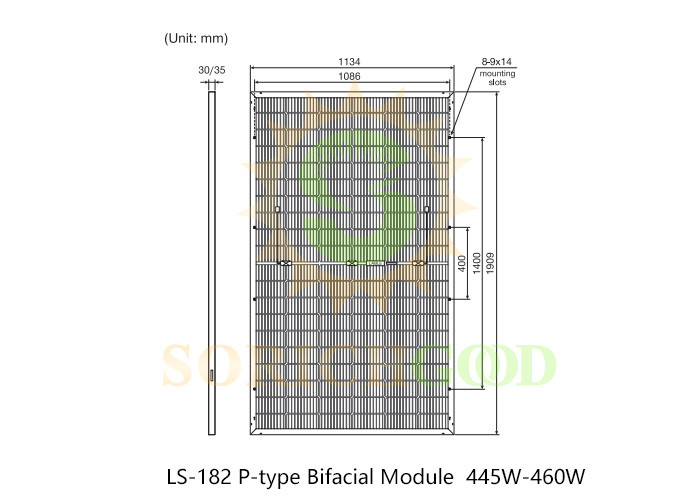 445W Optimized Monocrystalline Silicon Panels for Commercial and Utility-Scale Projects