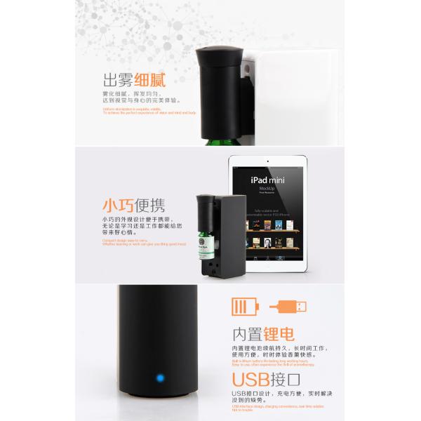 OIL and Perfume USB Essential Oil Ultrasonic Dry electric fragrance Diffuser Humidifier GK-LMB1