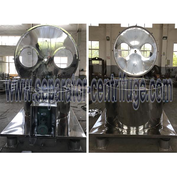 Top Discharge Vertical Basket Centrifuge For Alcohol Extraction