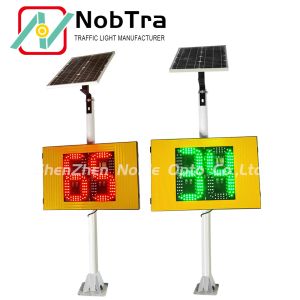 Quality CE Certified Solar Radar Traffic Signal IP54 Weatherproof Beacon System for sale