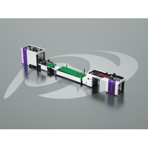 Middle Speed 1300*1100mm Auto Flute Laminator Machine DF-1300
