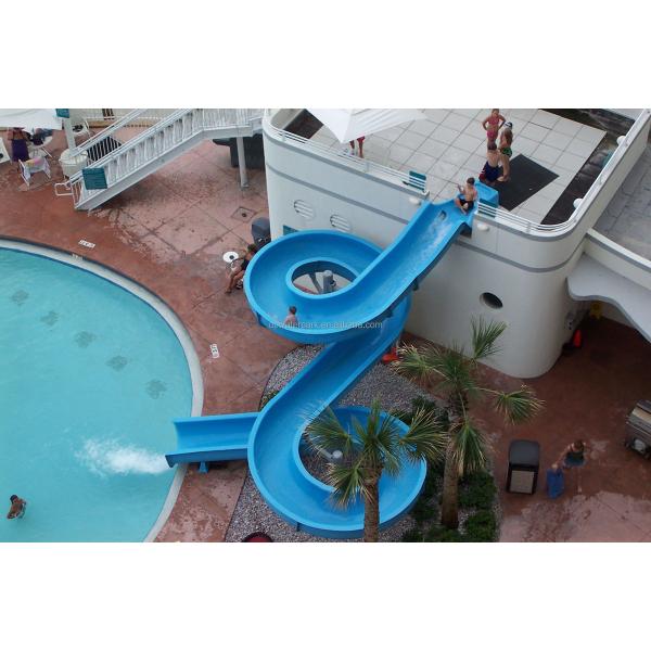 Spiral water slide for private parks