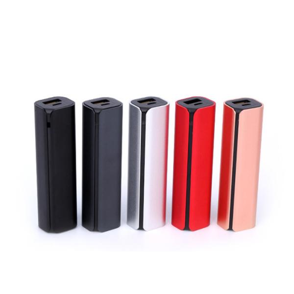 2600 Milliampere Slim Metal Power Bank With Over Load Temperature Protections