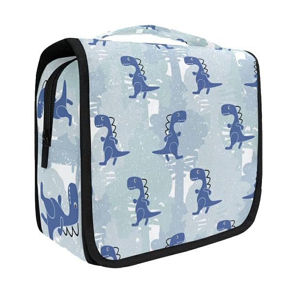 Buy Hanging Travel Toiletry Bag Kit Makeup Case Cosmetics Organizer for Men Women (Dinosaur Blue Boy) at wholesale prices