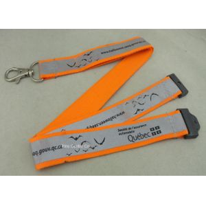 Silk Screen Printing Reflection Custom Printed Lanyards , Celebration Lanyard