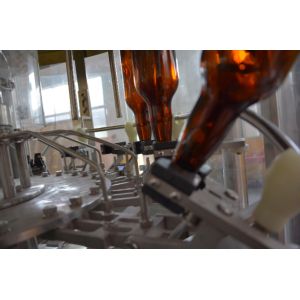 Glass Bottle 1000 BPH Carbonated Drink Filling Machine